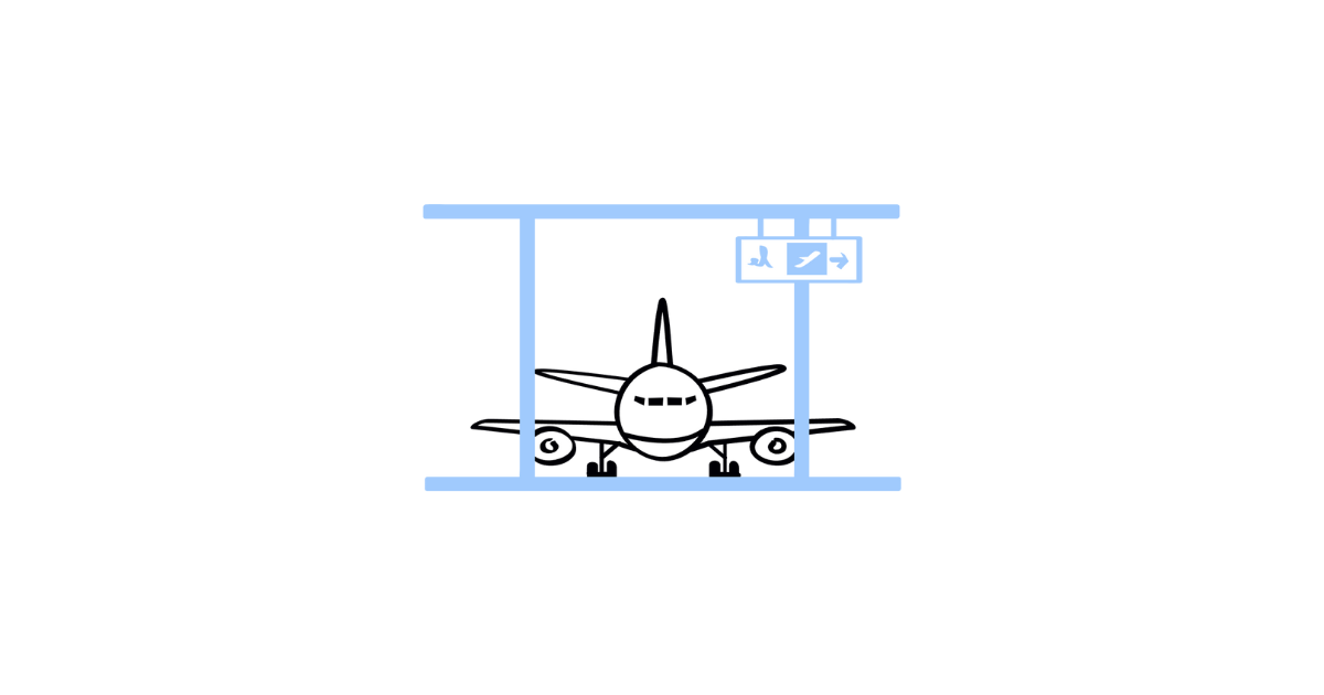 空港-イラスト