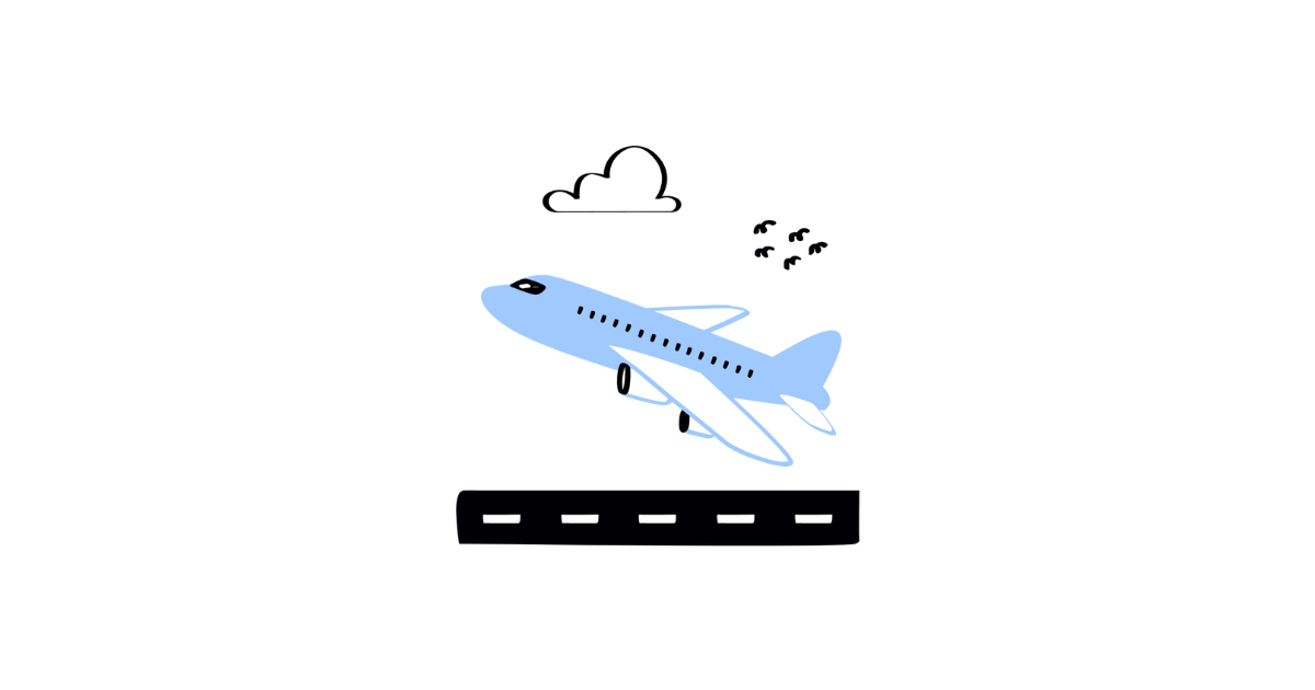 飛行機-イラスト